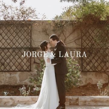 Inspírate con las fotos de la boda de Jorge y Laura