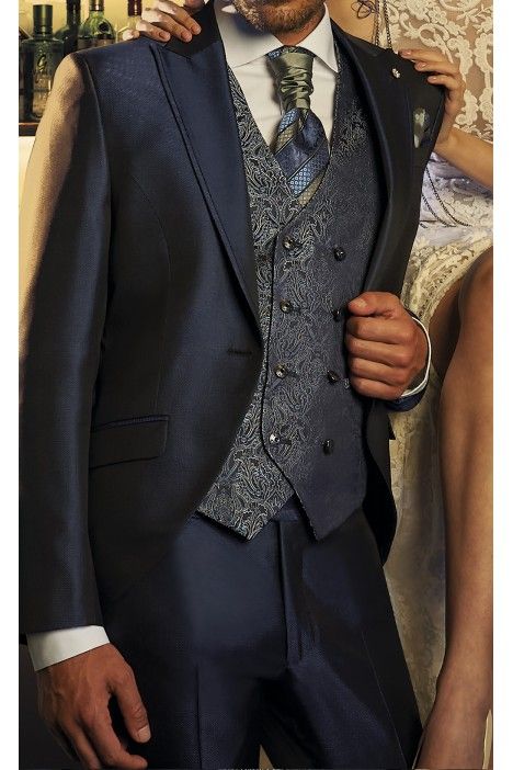 Blue groom suit Wedding 29.22.317