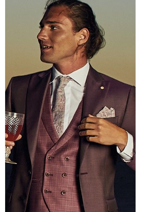 Burgundy groom suit Feel 41.22.500A