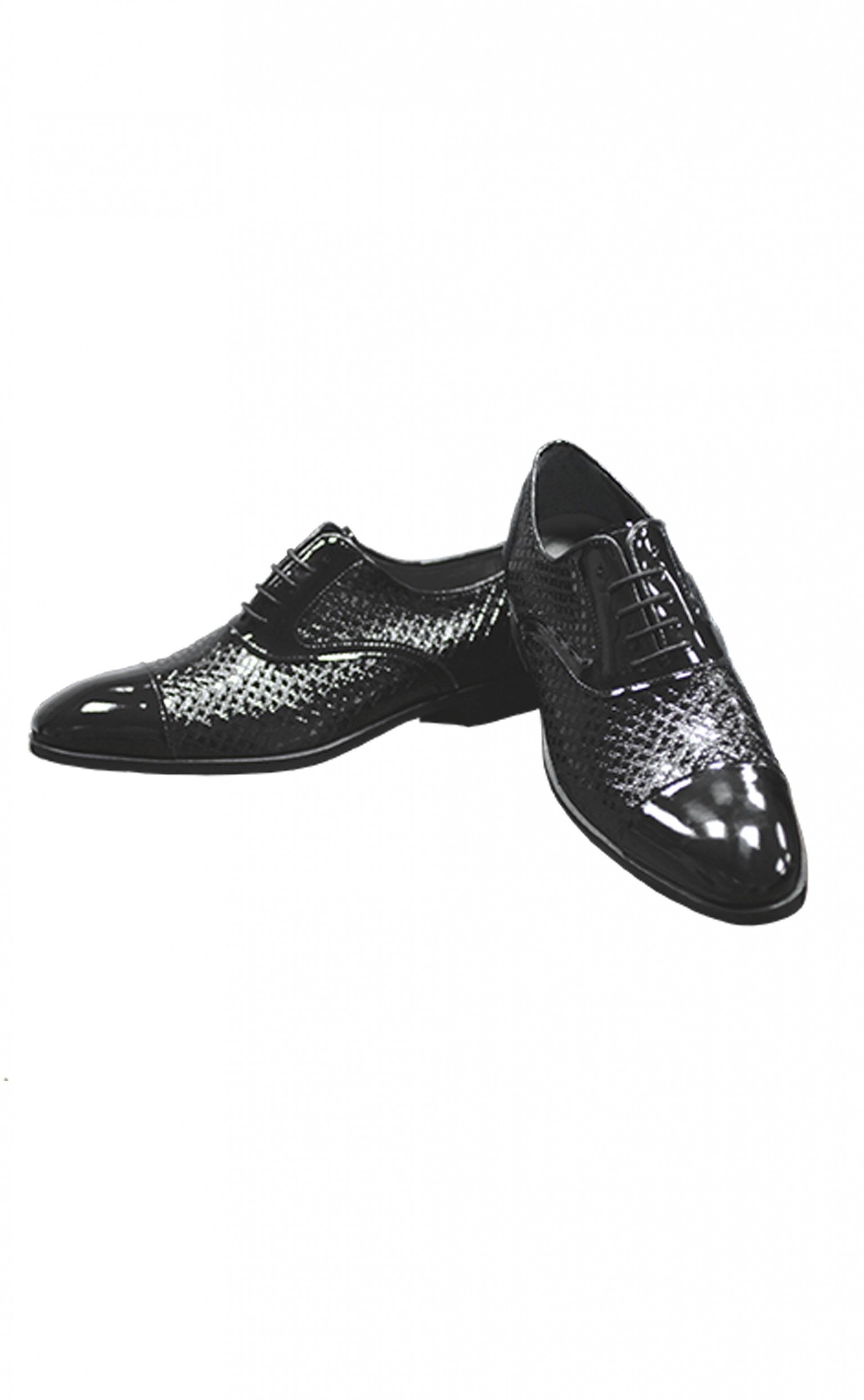 Black leather groom shoe VANDIK