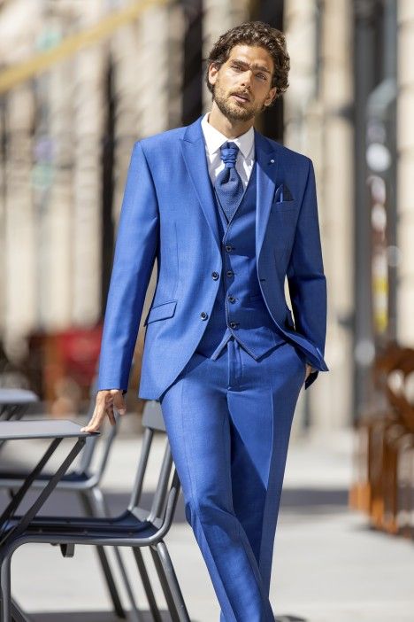 Blue groom suit Eternal 42.18.343