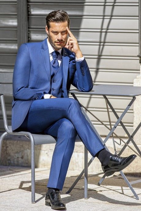 Blue groom suit Eternal 43.18.324