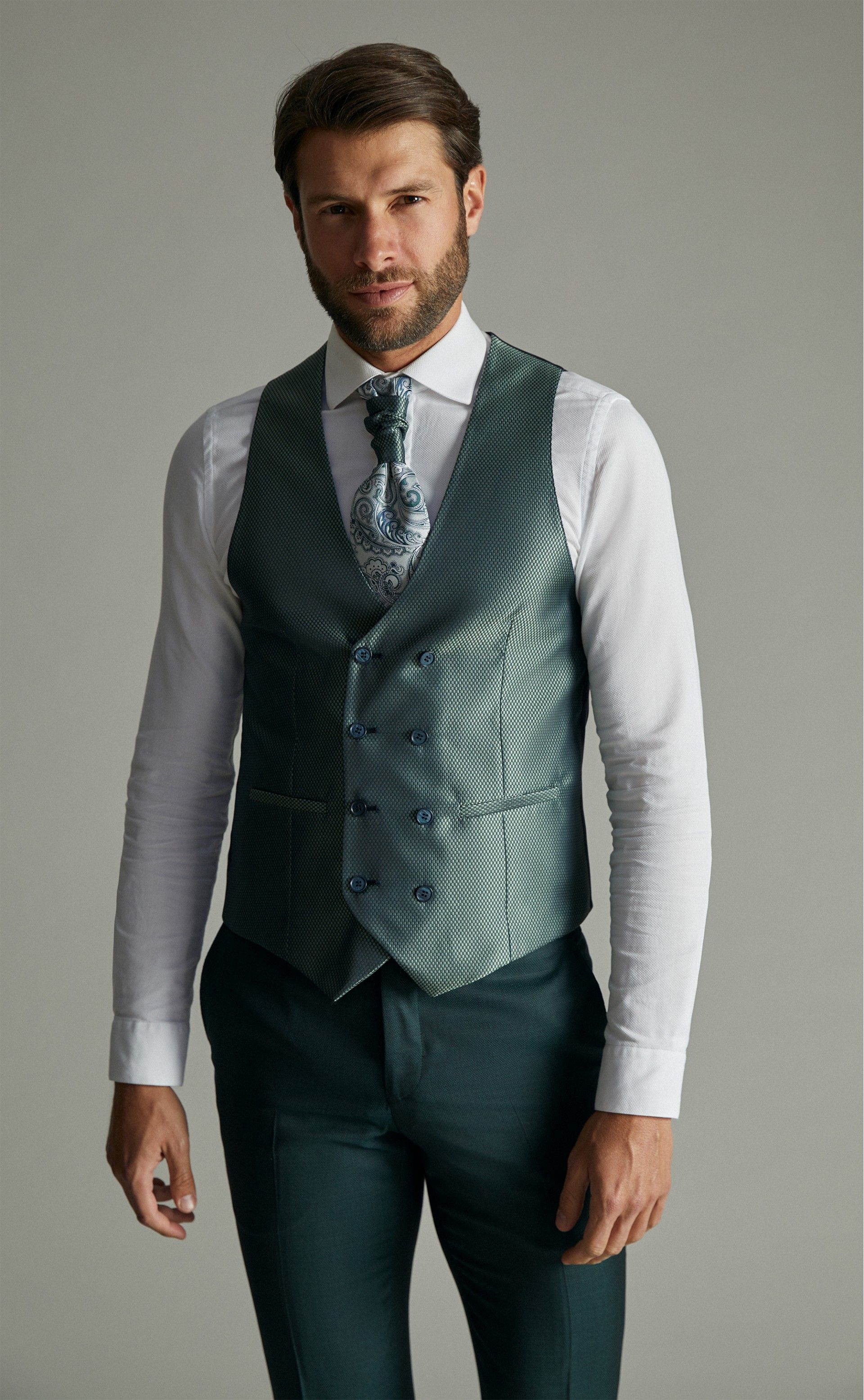 Traje de novio Eternal verde 15.23.900