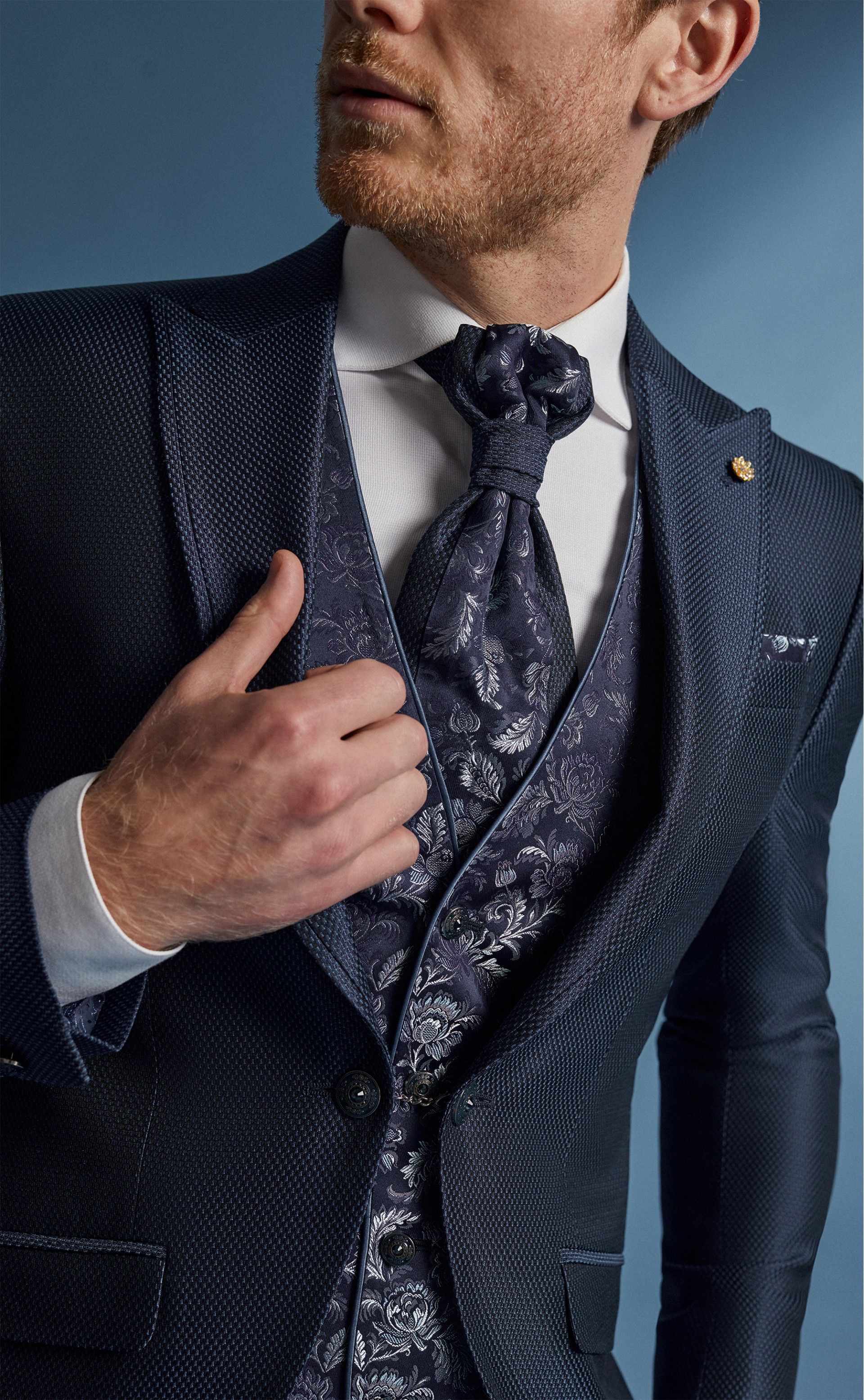 Traje de novio Wedding azul 34.23.320