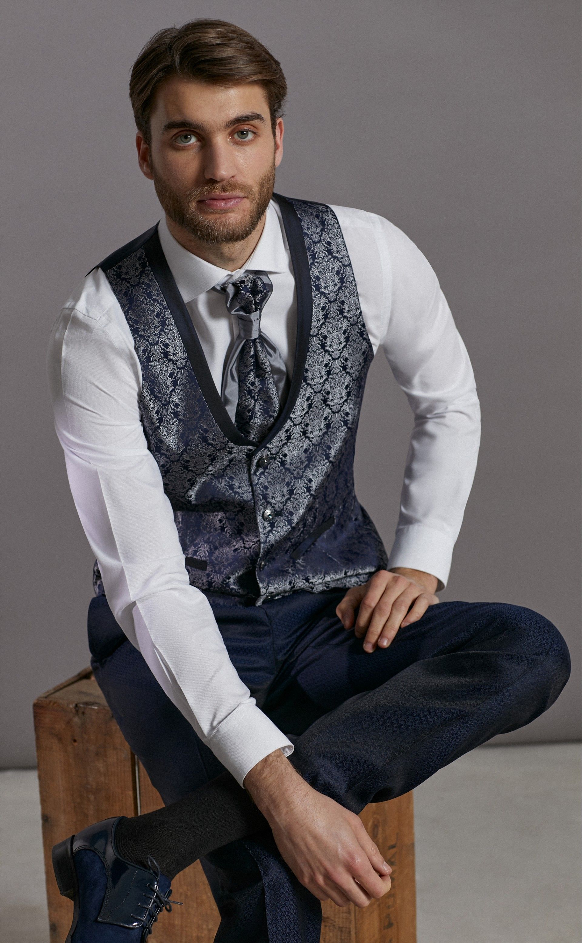 Costume de marié Wedding bleu 40.23.300