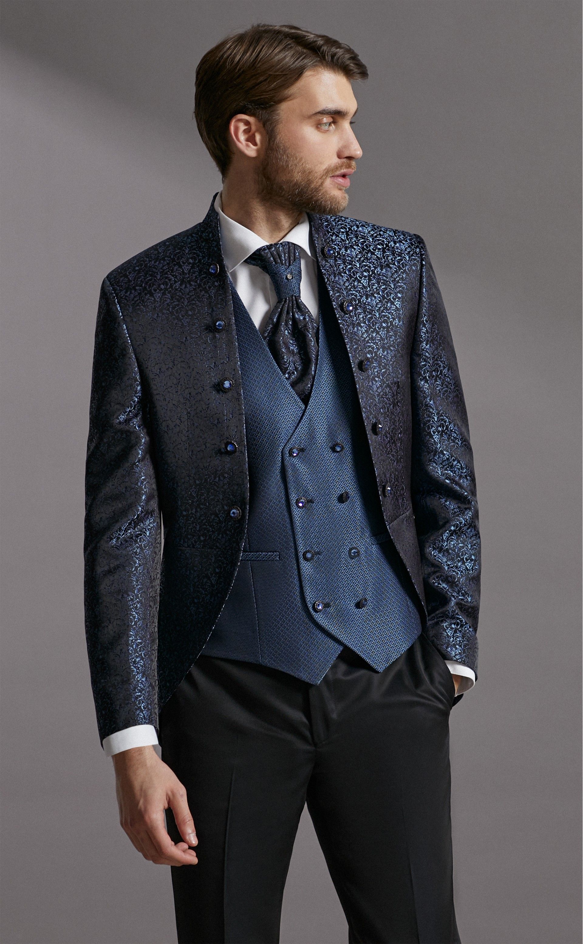 Blue groom suit Wedding 64.23.320