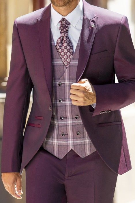 Burgundy groom suit Eternal 67.20.501