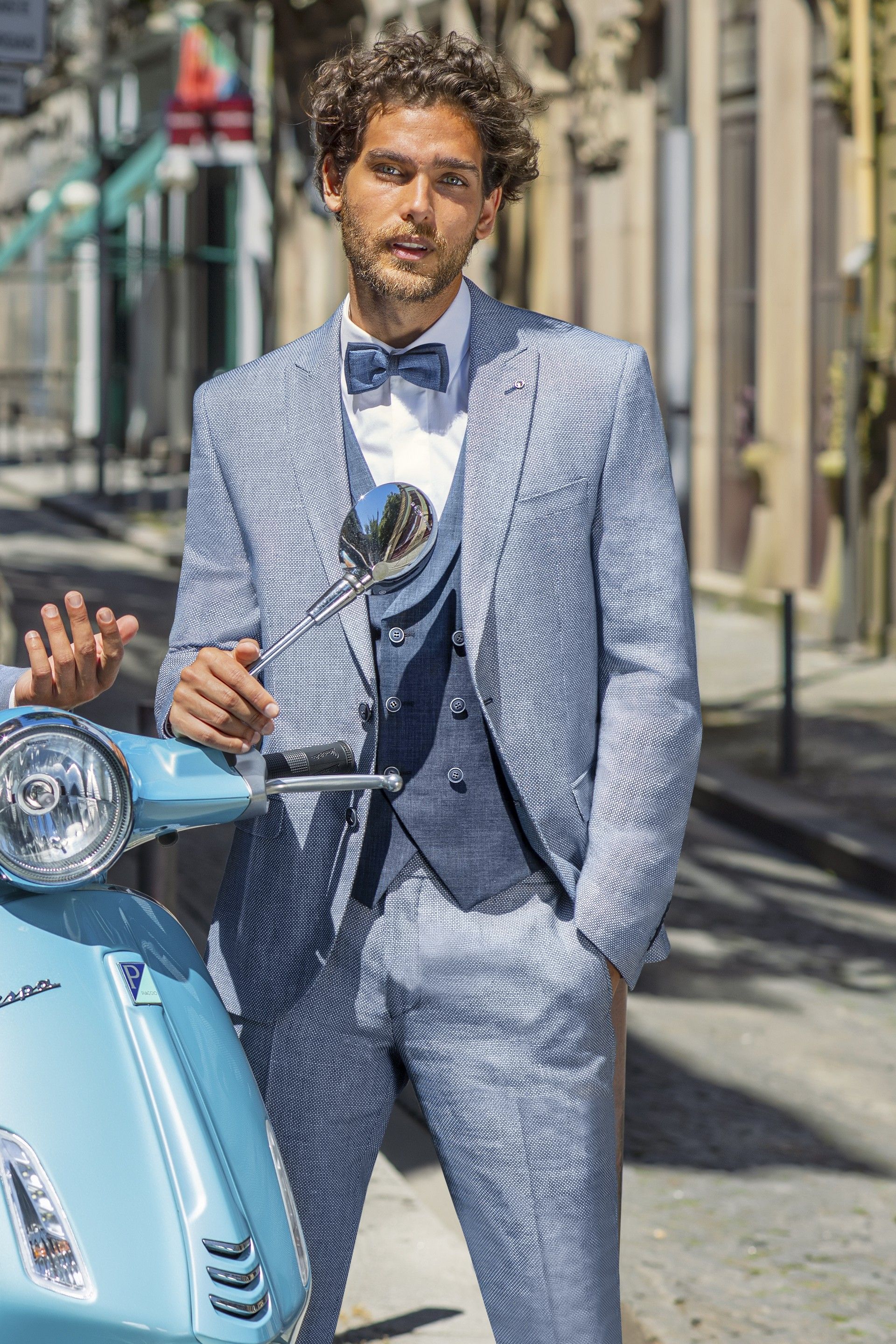 Costume de marié Feel bleu 107.21.240