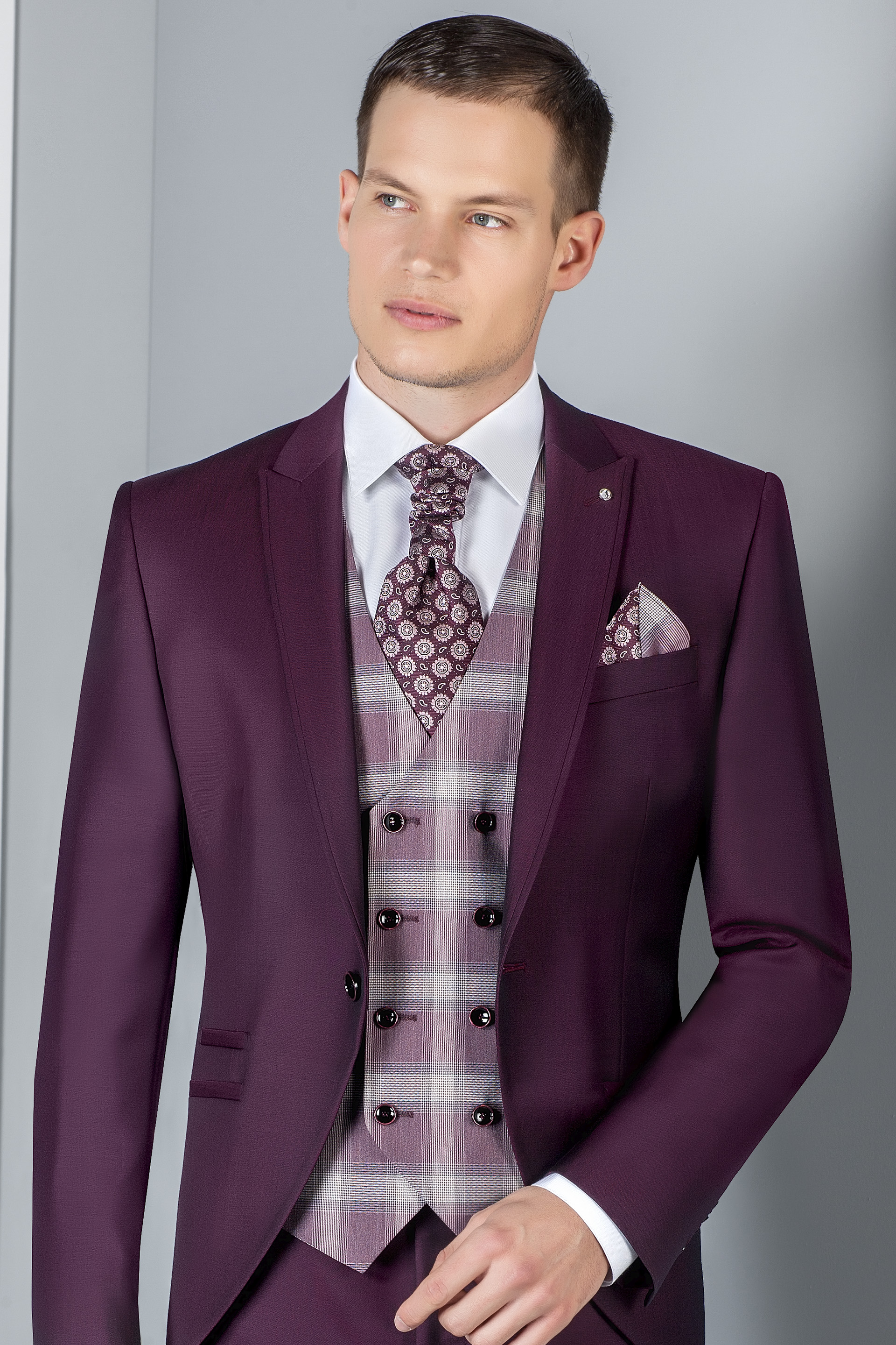 Fato de noivo Eternal bordô 67.20.501