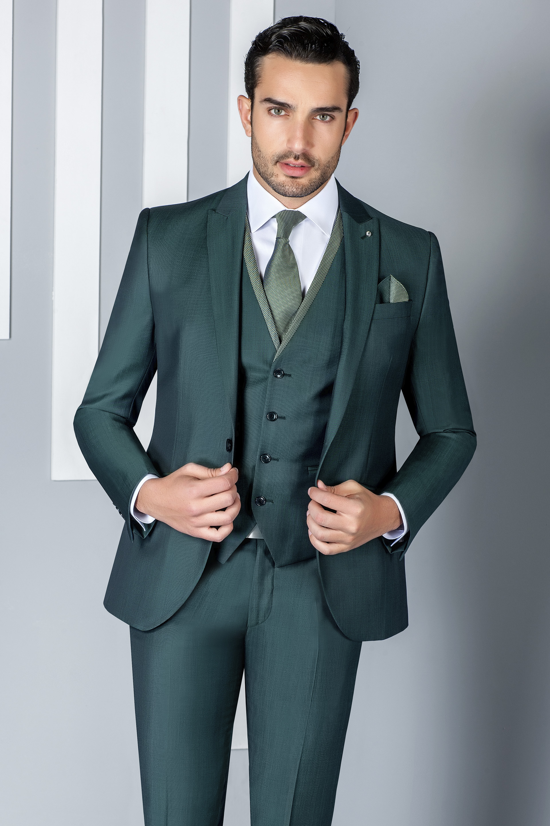 Fato de noivo Eternal verde 74.20.911