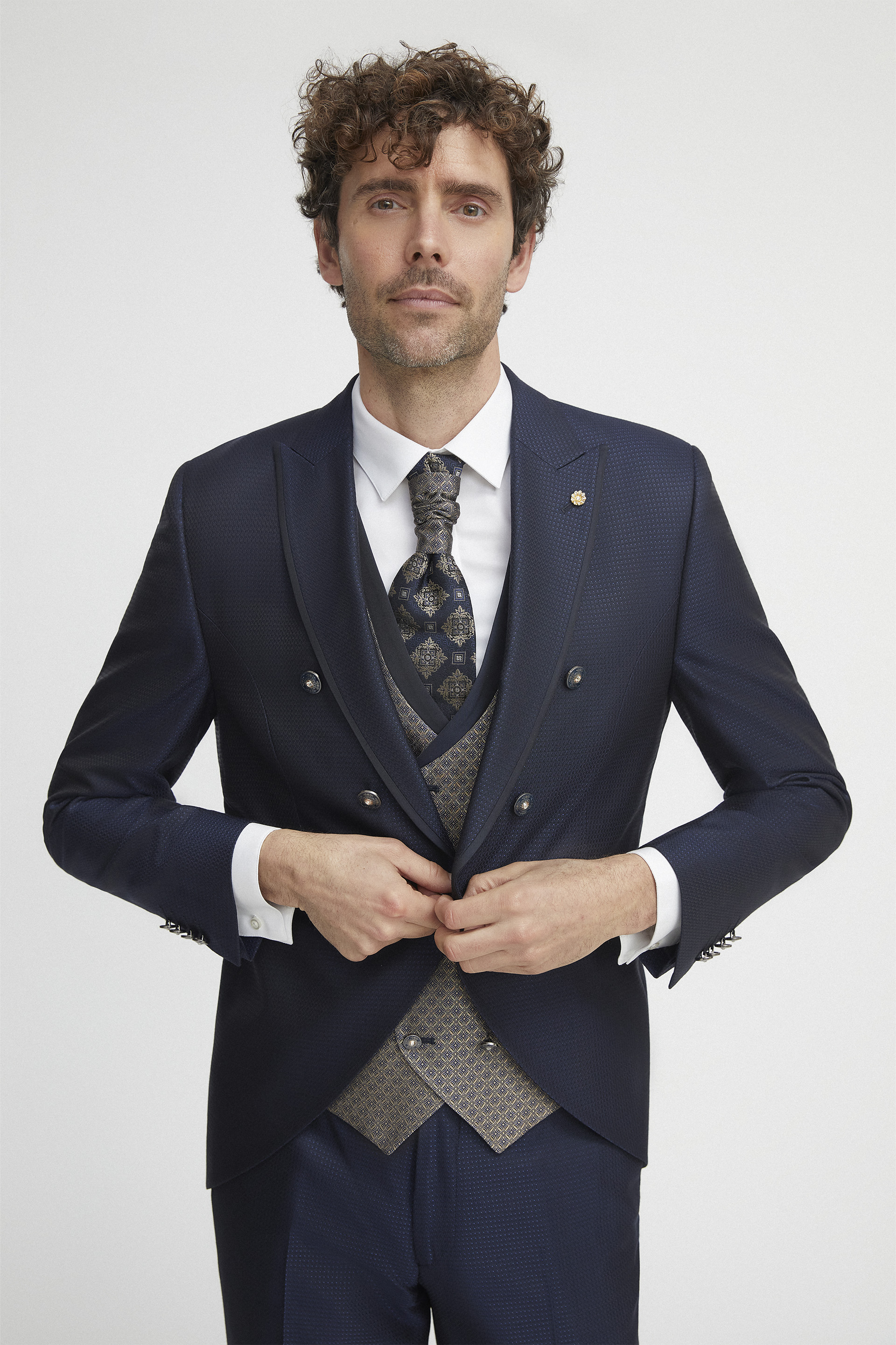 Blue groom suit Wedding 21.22.301