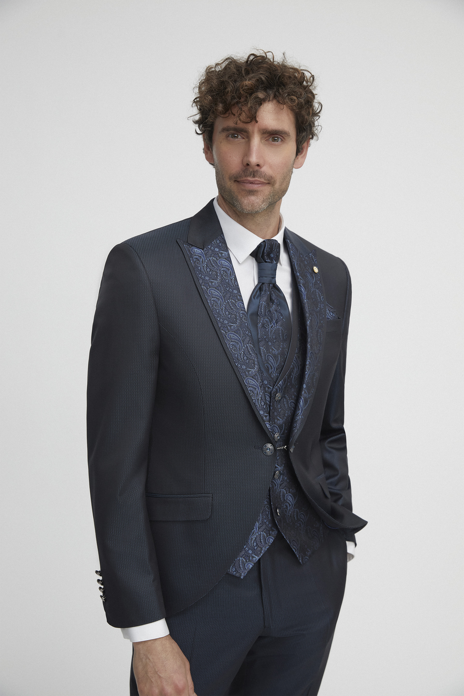 Fato de noivo Wedding azul 28.22.320