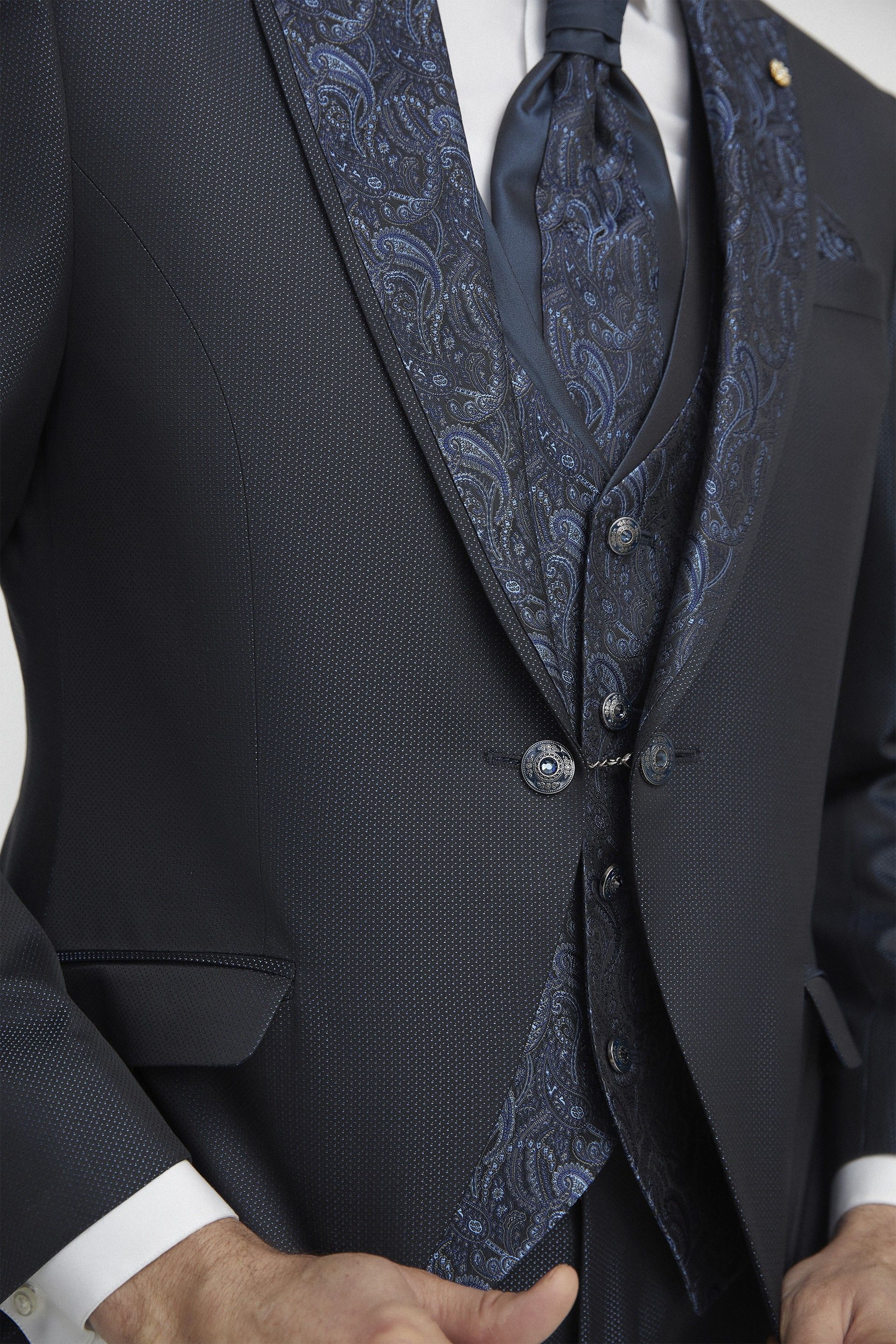 Fato de noivo Wedding azul 28.22.320