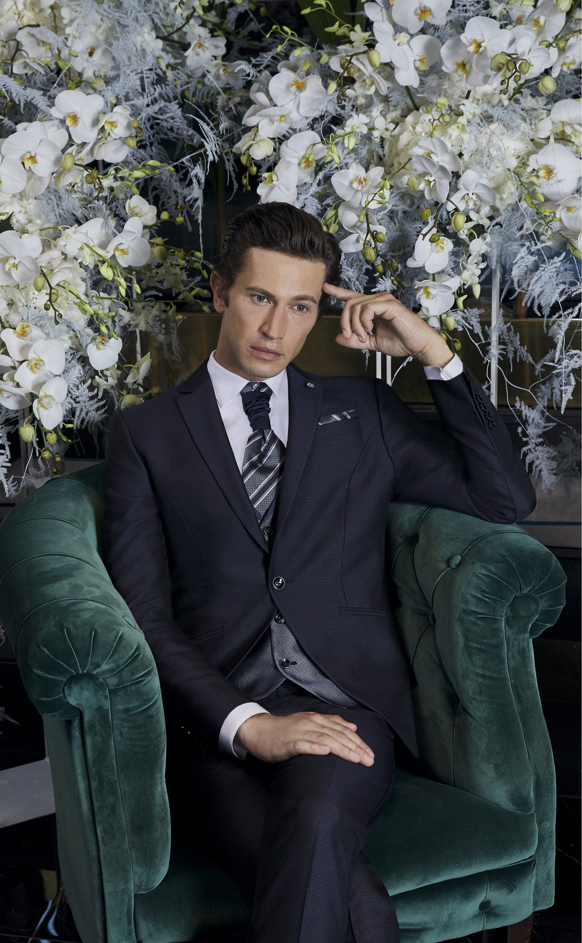 Dark blue groom suit ETERNAL 07.24.300