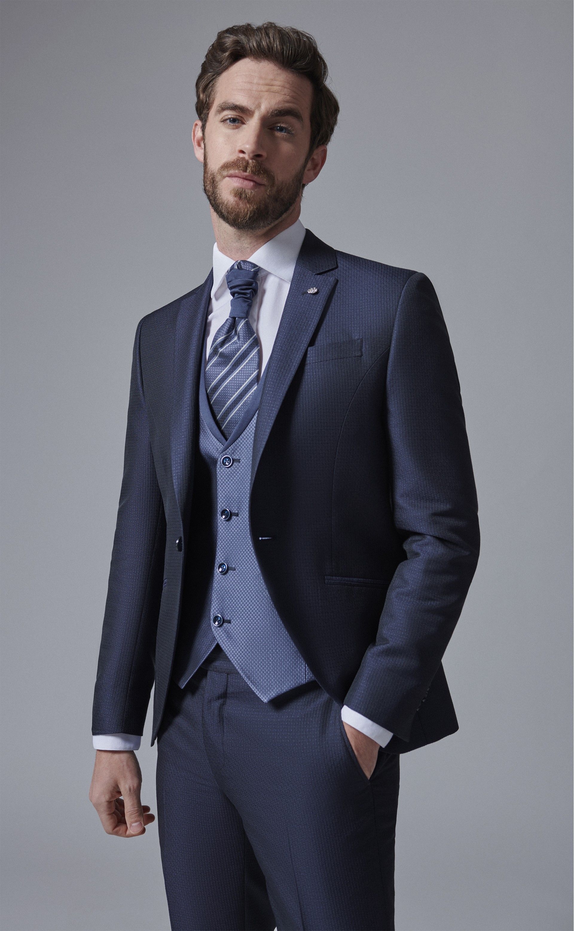 Dark blue groom suit ETERNAL 07.24.300
