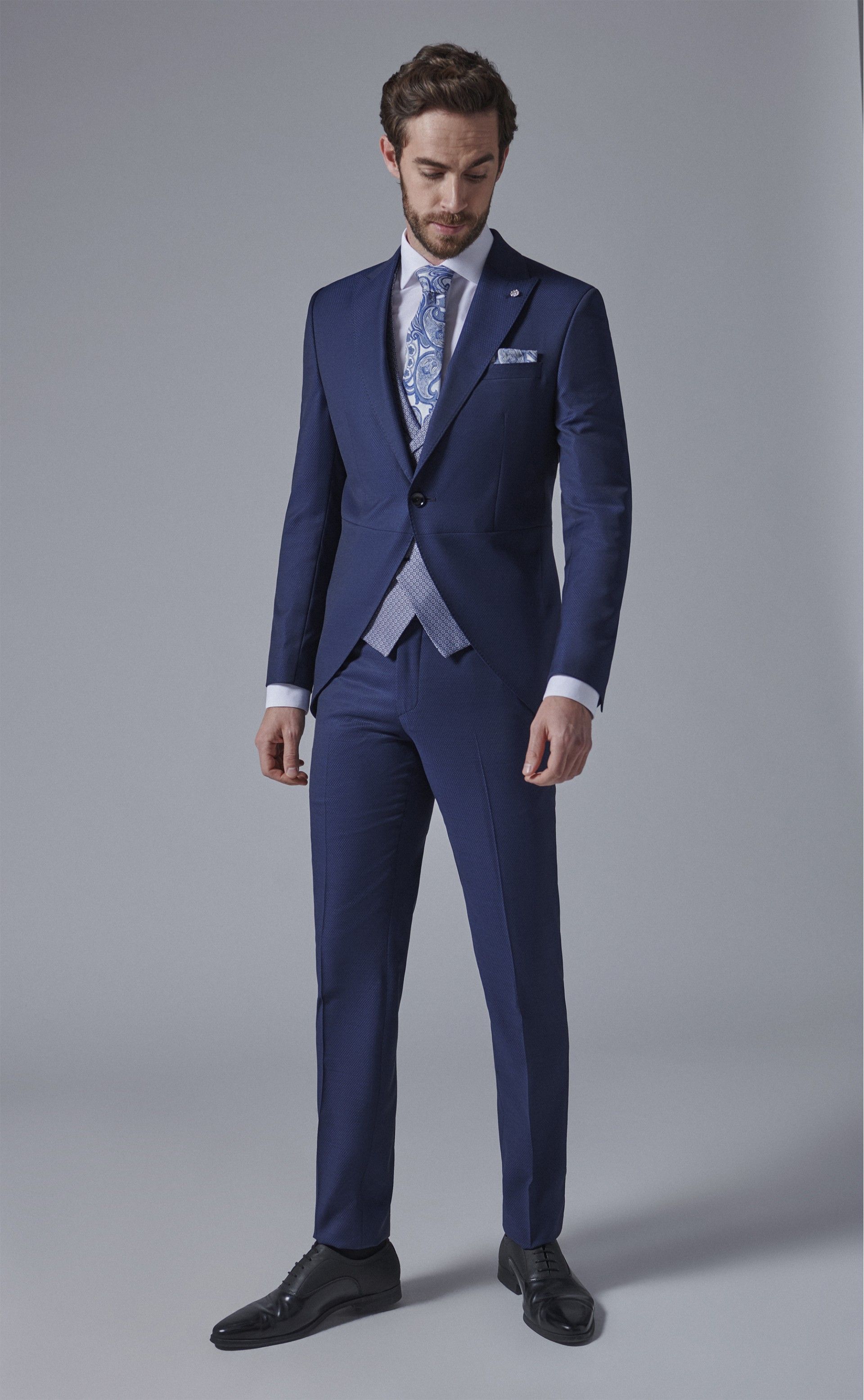 Medium blue groom suit ETERNAL 09.24.310A