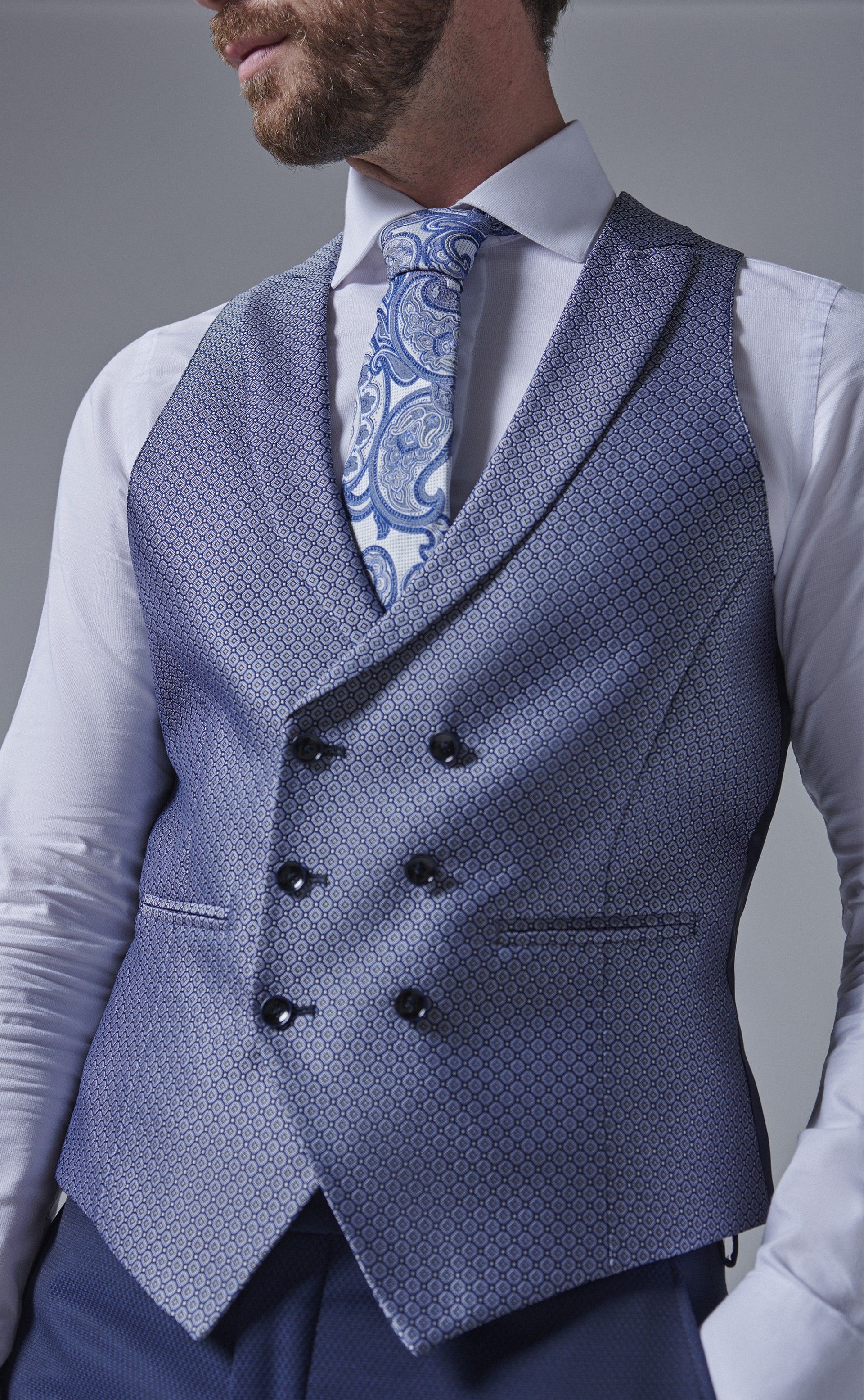Medium blue groom suit ETERNAL 09.24.310A