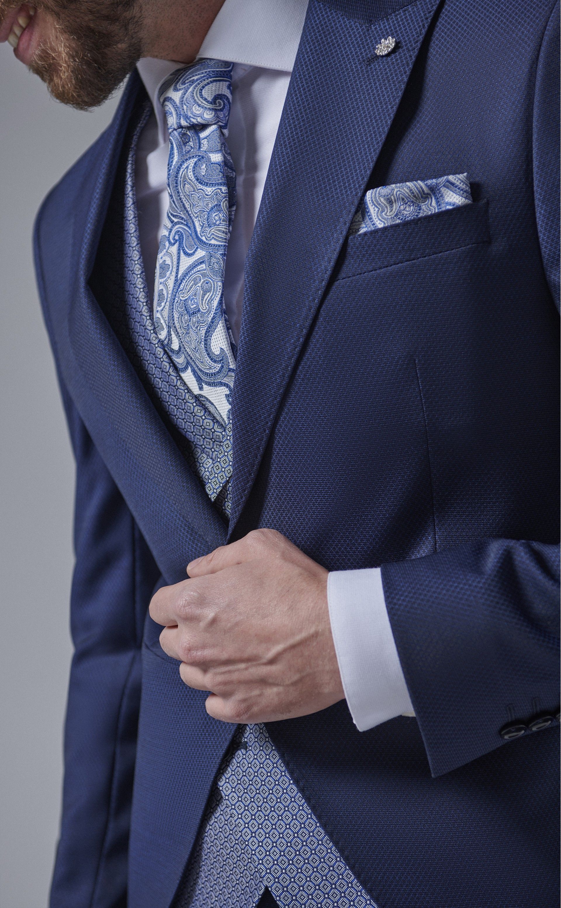 Medium blue groom suit ETERNAL 09.24.310A