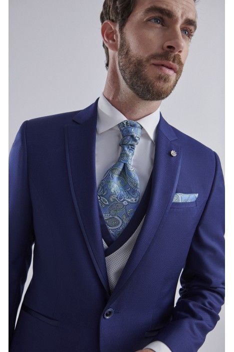 Medium blue groom suit ETERNAL 10.24.320