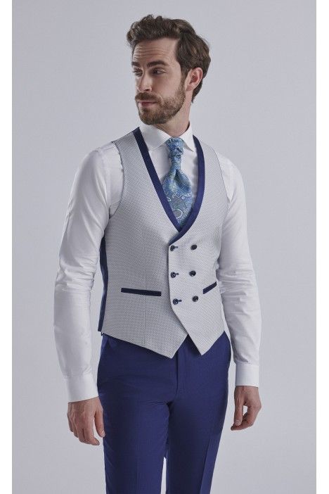 Medium blue groom suit ETERNAL 10.24.320