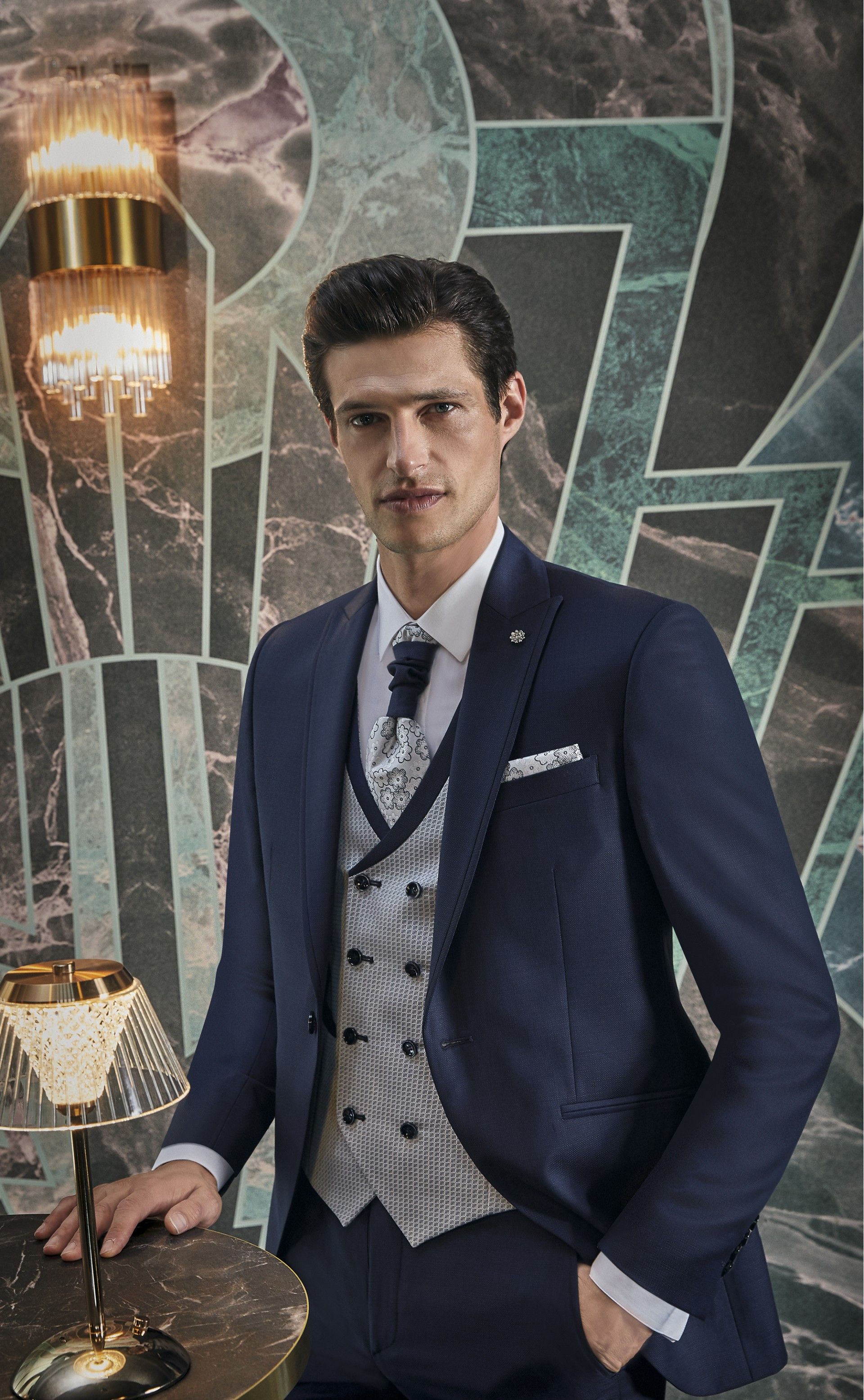 Fato de noivo ETERNAL azul escuro 11.24.313