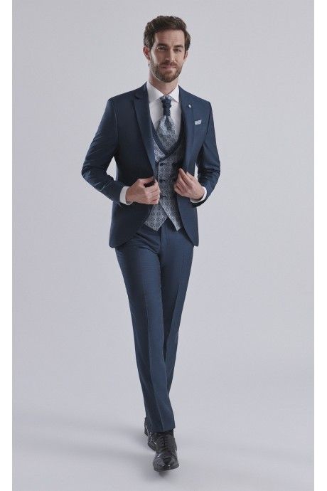 Medium blue groom suit ETERNAL 23.24.900
