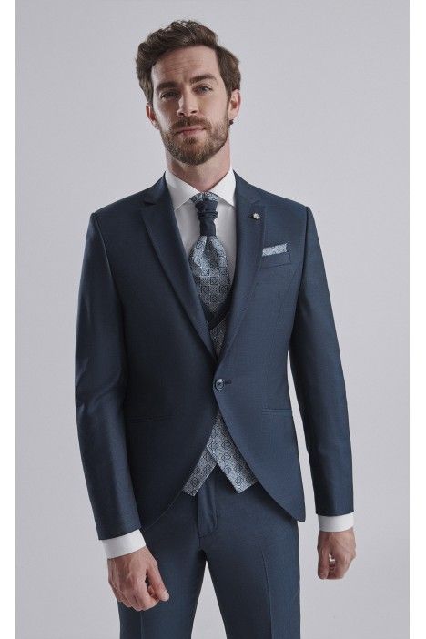 Medium blue groom suit ETERNAL 23.24.900