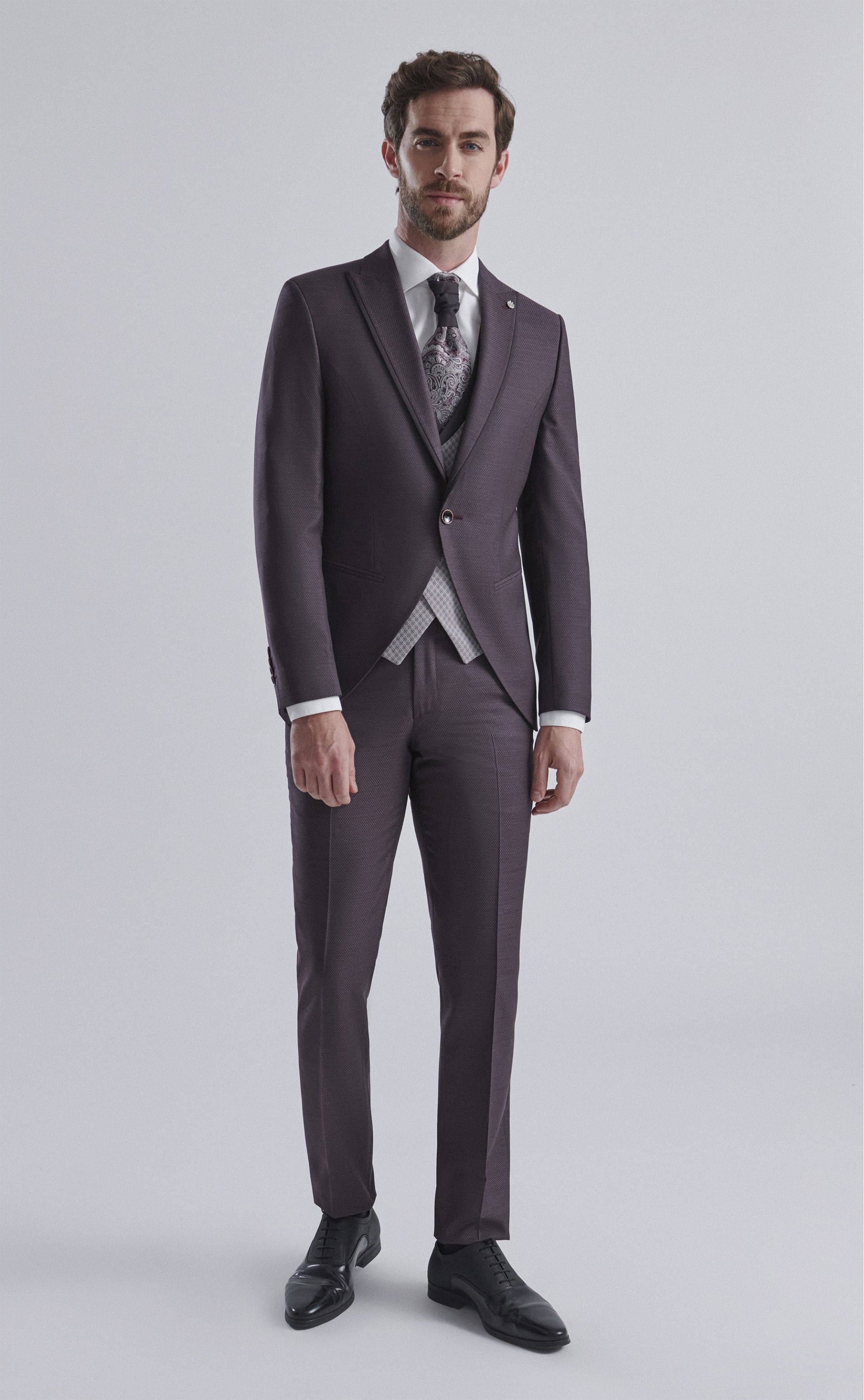 Burgundy groom suit ETERNAL 25.24.500