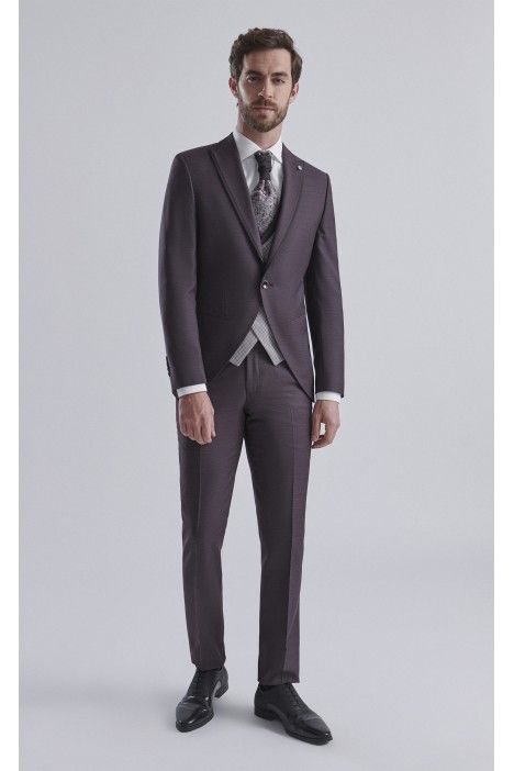 Burgundy groom suit ETERNAL 25.24.500
