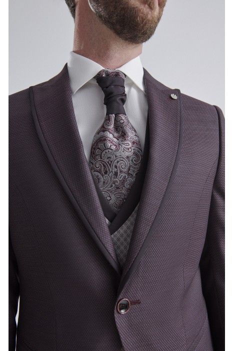 Burgundy groom suit ETERNAL 25.24.500