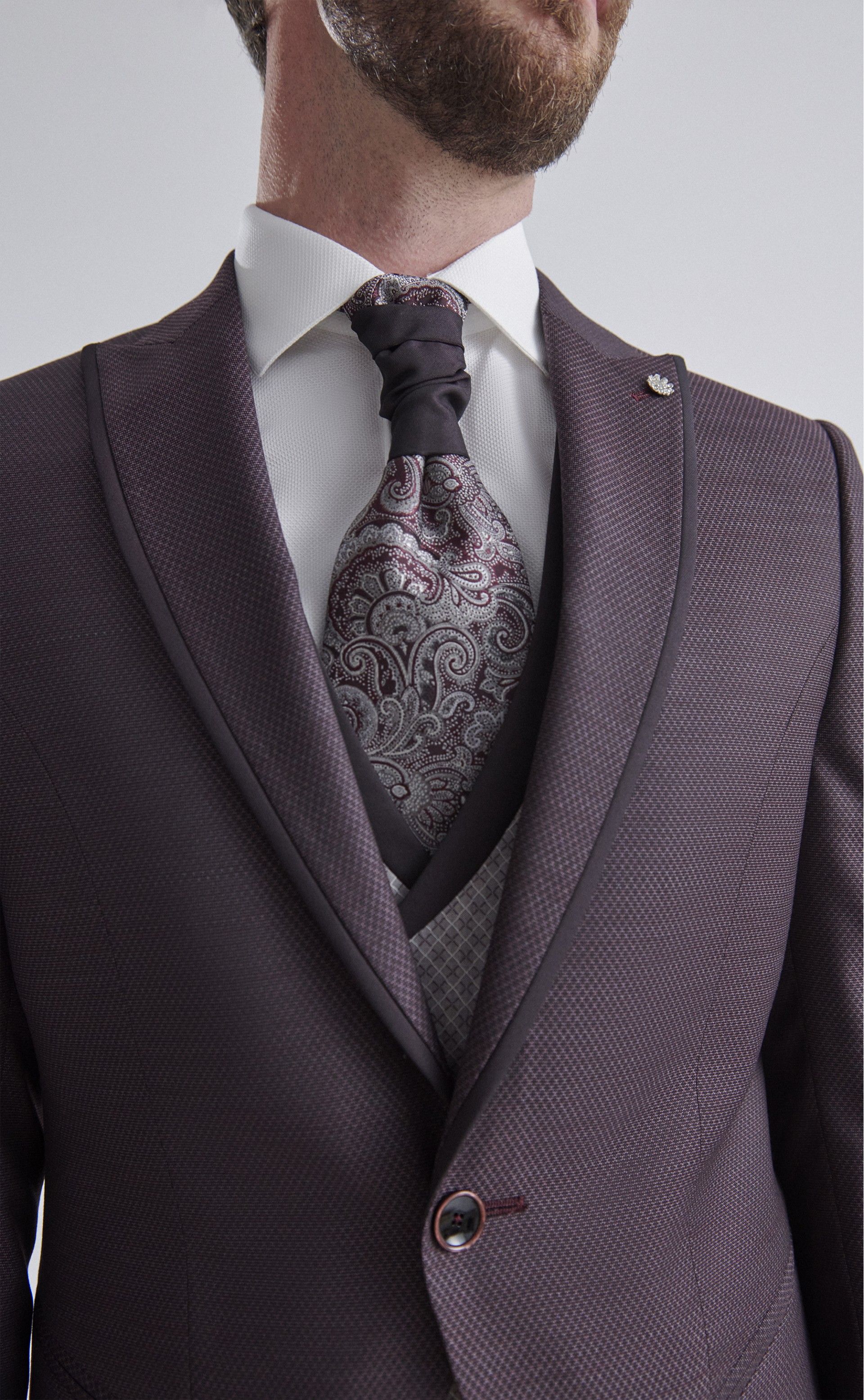 Burgundy groom suit ETERNAL 25.24.500