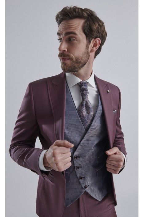 Burgundy groom suit ETERNAL 26.24.510