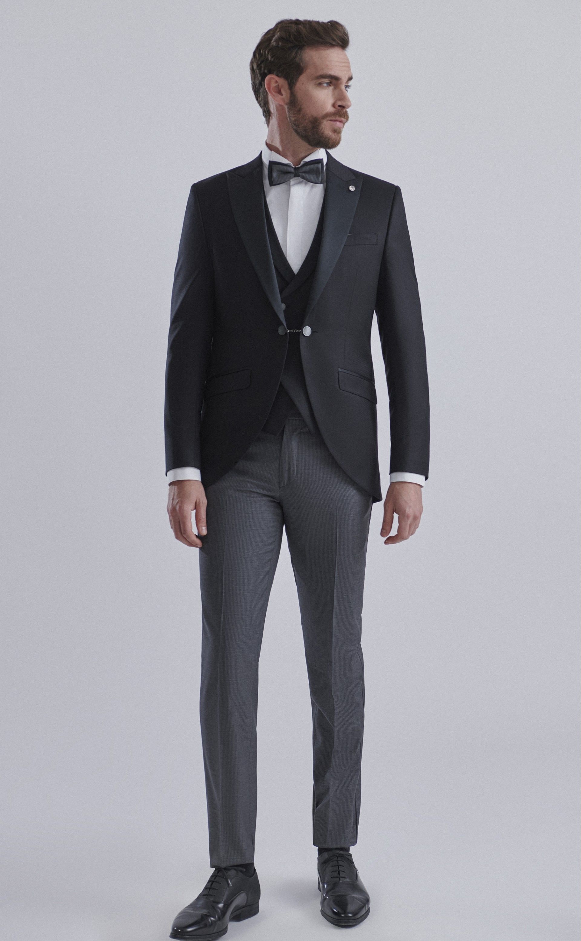 Fato de noivo ETERNAL preto 31.24.001