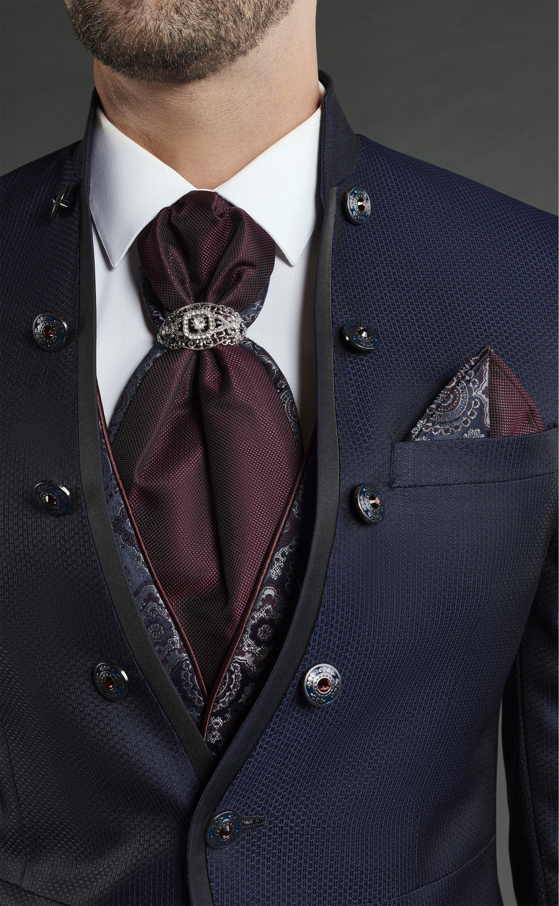 Abito da sposo WEDDING blu scuro 46.24.300