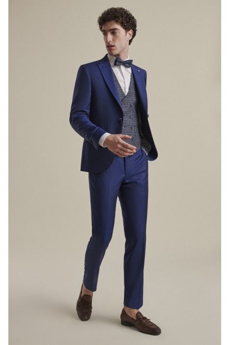 Medium blue groom suit FEEL 64.24.320