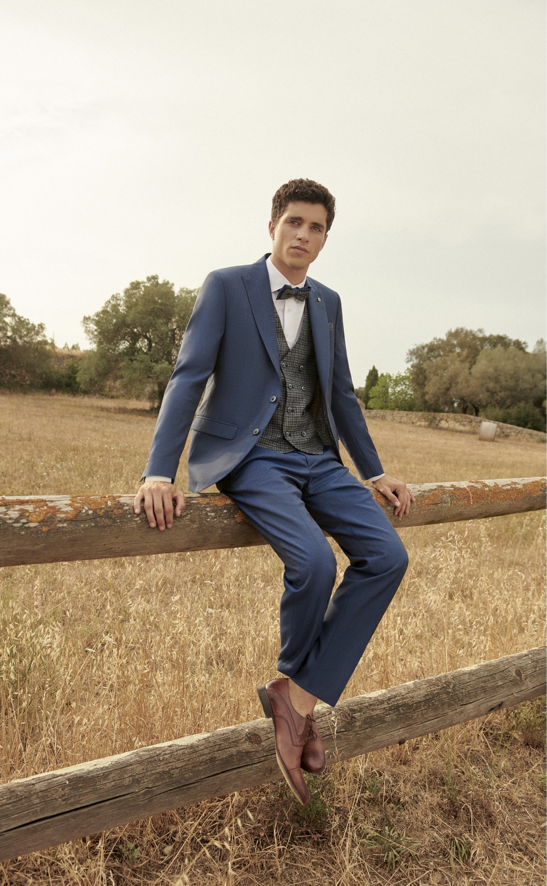 Medium blue groom suit FEEL 64.24.320
