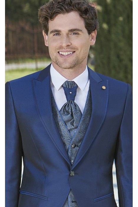 Blue and grey Groom's full Suit 43.25.31C