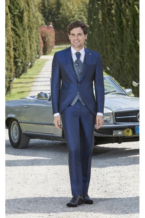 Blue and grey Groom's full Suit 43.25.31C