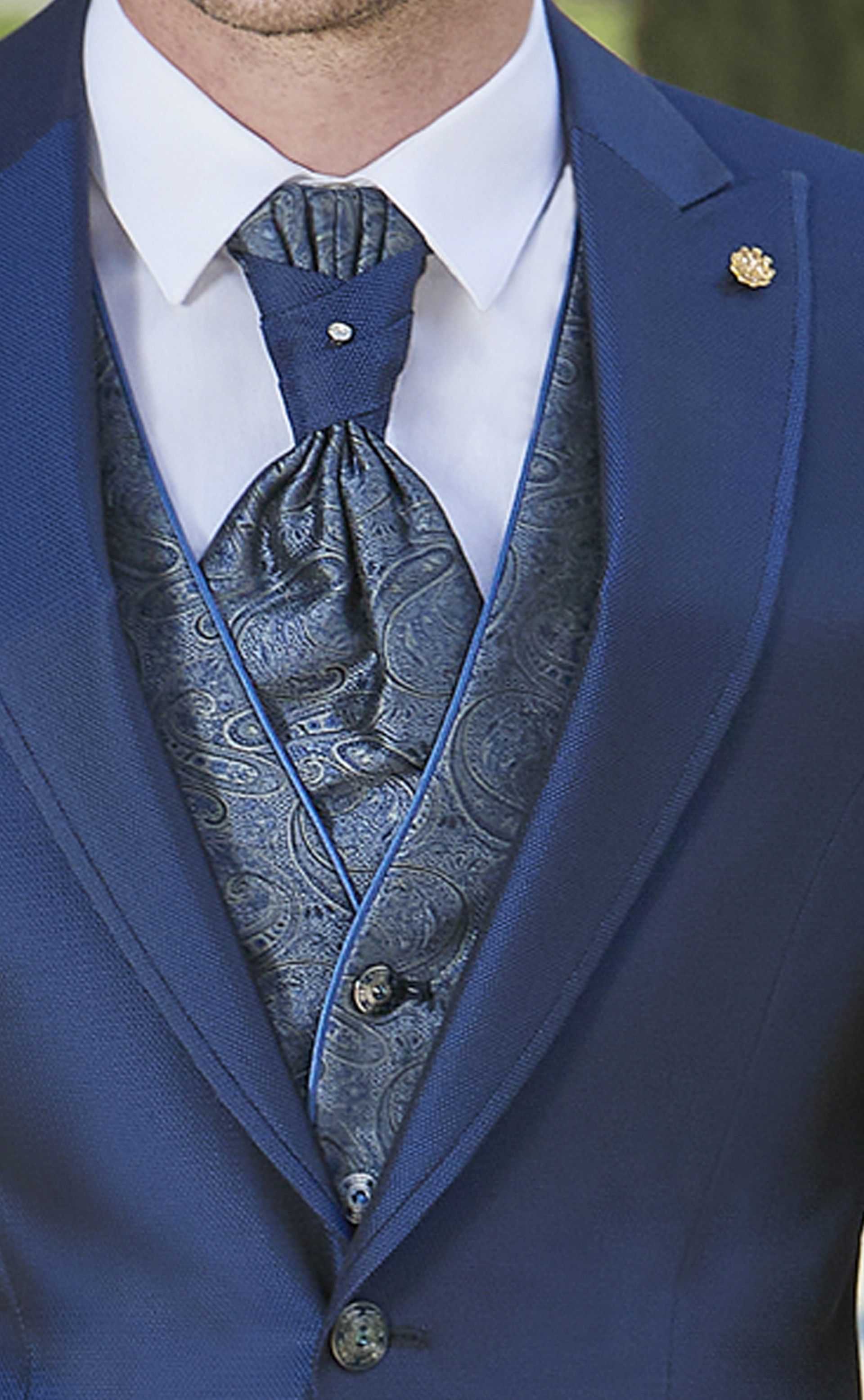 Blue and grey Groom's full Suit 43.25.31C