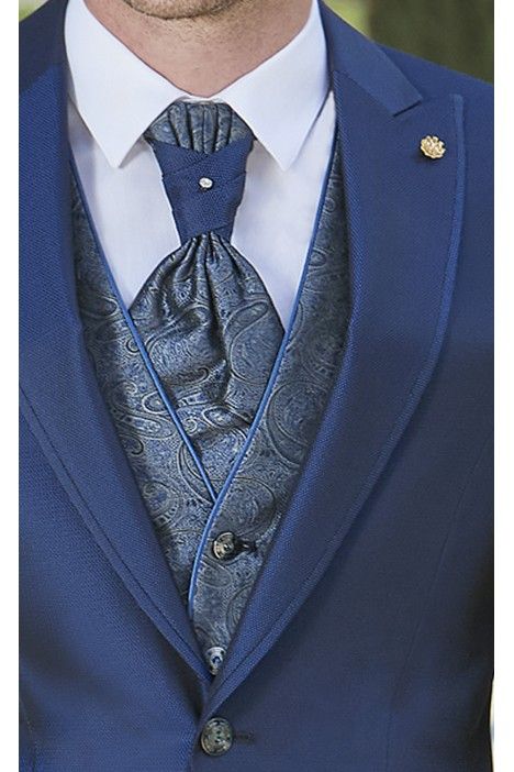 Blue and grey Groom's full Suit 43.25.31C