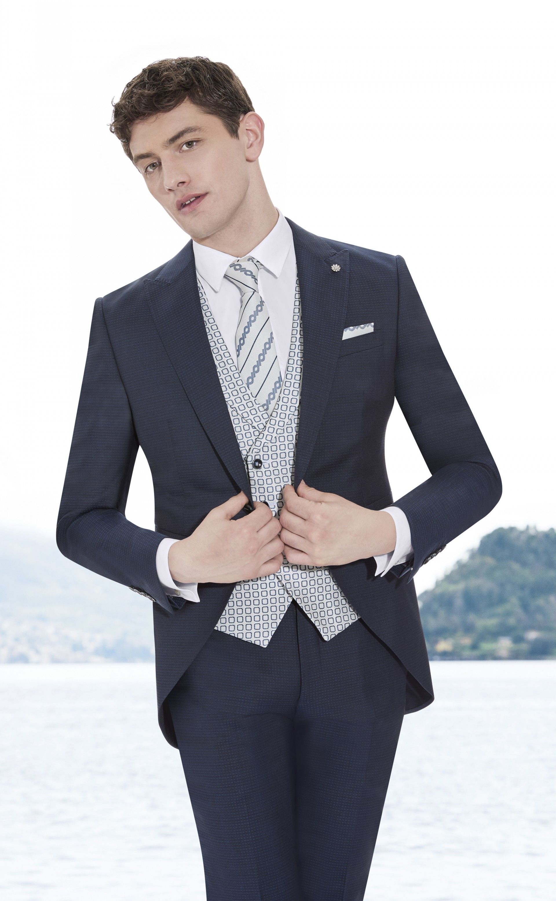 Anzug für den Bräutigam aus Wolle/Seide Zignone 09.25.310