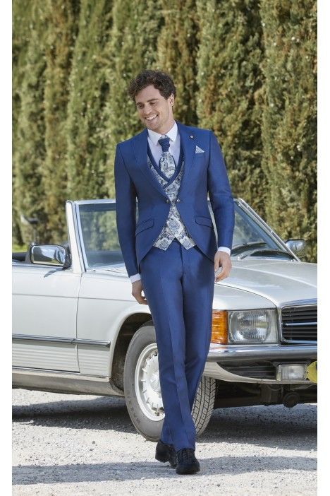 Blue and silver Groom's full Suit 42.25.320