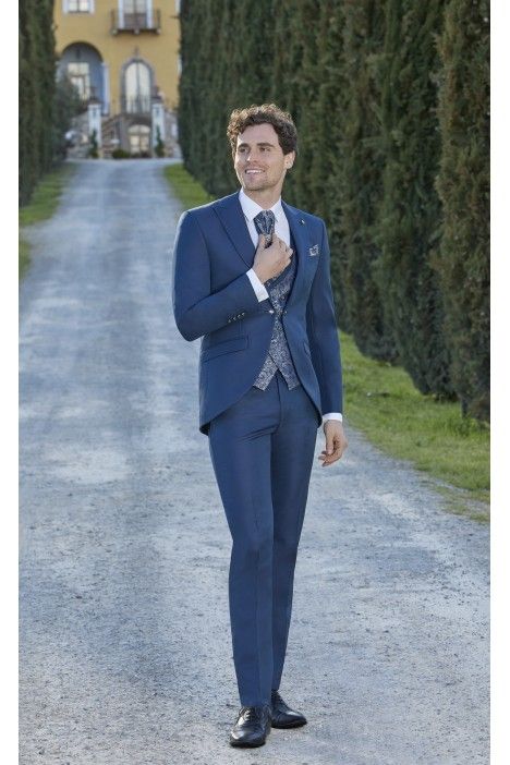 Dark blue Groom's Tuxedo 44.25.310