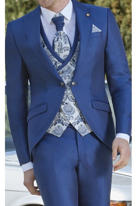 Blue and silver Groom's full Suit 42.25.320