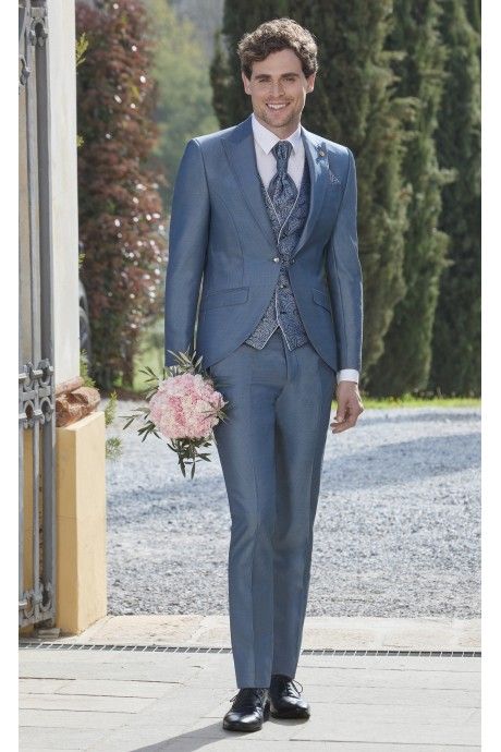 Petrol blue Groom's full Suit 47.25.390