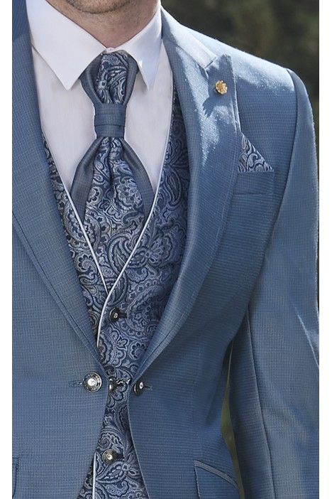 Petrol blue Groom's full Suit 47.25.390