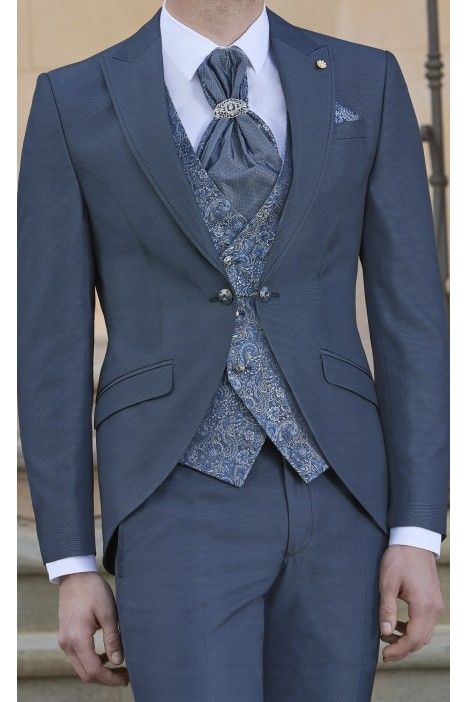 Petrol blue Groom's full Suit 48.25.320