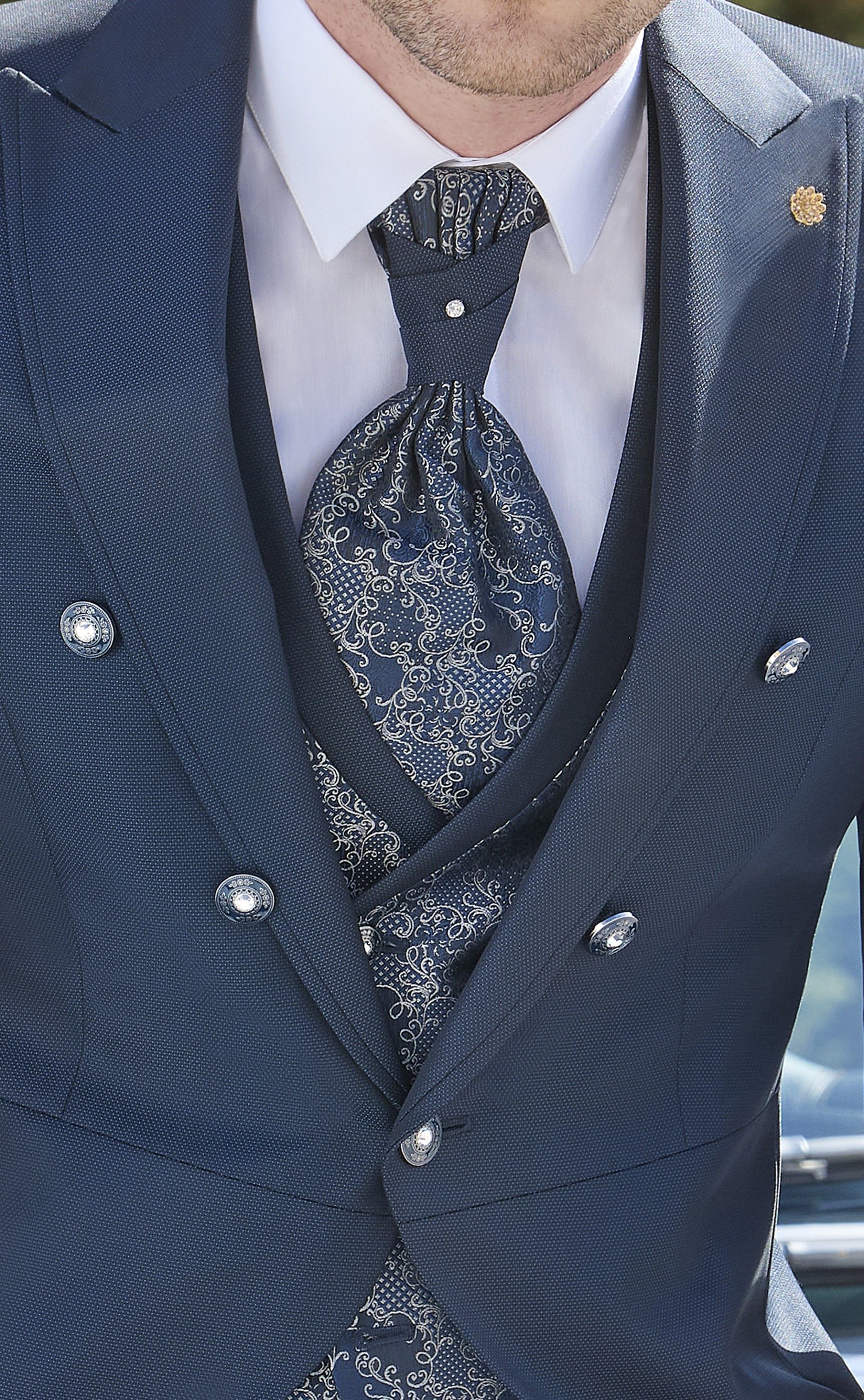 Fato completo de Noivo Azul escuro 52.25.300