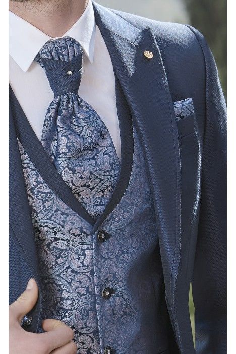 Blue mauve Groom's full Suit 54.25.310