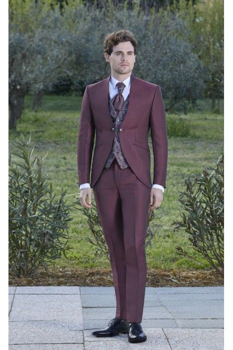 Bordeaux Groom's full Suit 55.25.510